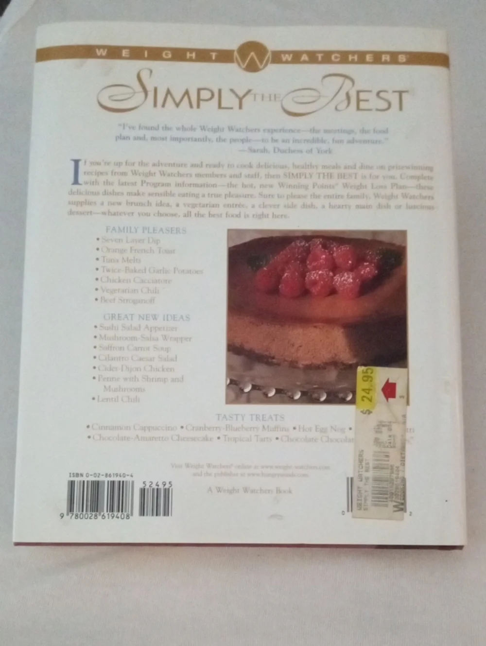 Cookbook Simply the Best by Weight Watchers